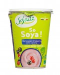 Sojade  bio sójový jogurt - brusnica, čierná ríbezľa  400 g