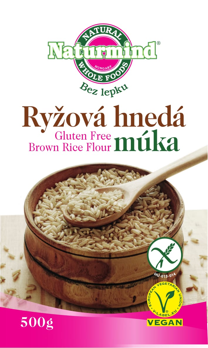 Ryžová múka hnedá 500g - Naturmind