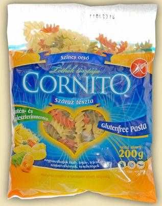Cornito-bezl. cestoviny farebne spiraly 200g