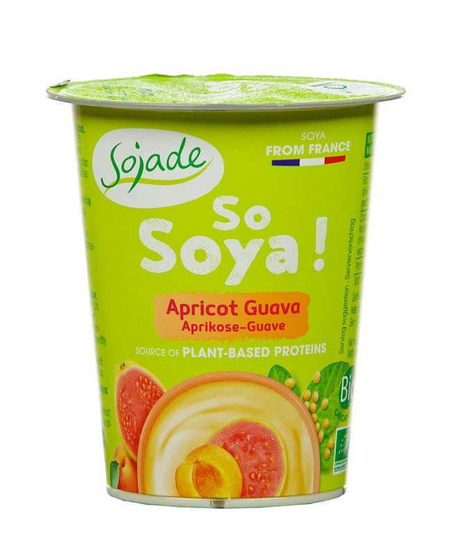 Sojade Bio sojovy jogurt marhuľa guava 125g