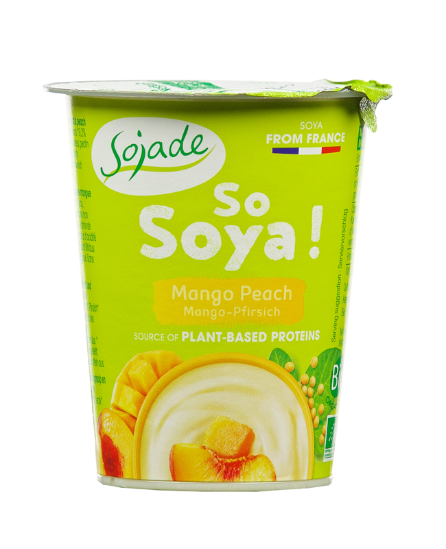 Sojade bio sójový jogurt - broskyňa , mango 125g